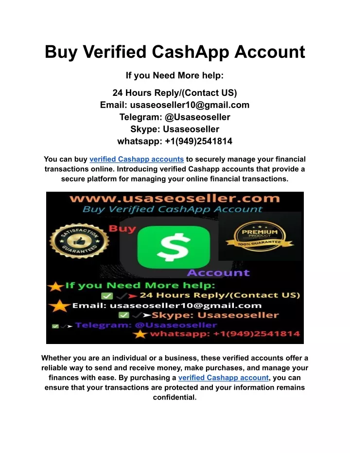 buy verified cashapp account