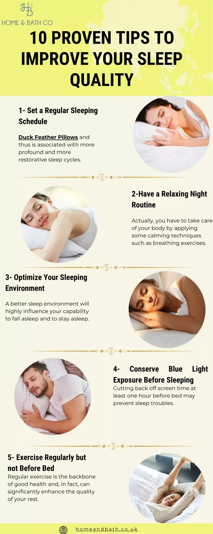 10 proven tips to improve your sleep quality