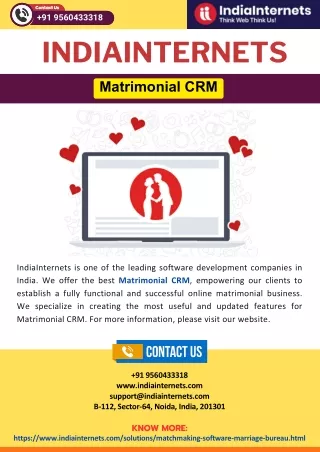 Matrimonial CRM
