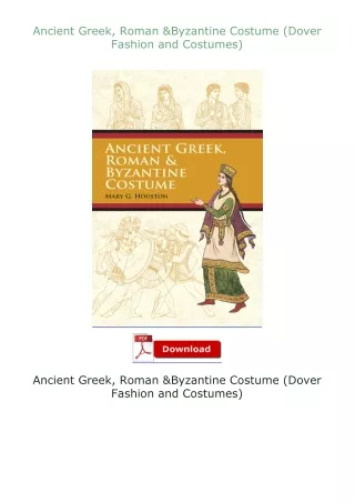 Ancient-Greek-Roman--Byzantine-Costume-Dover-Fashion-and-Costumes