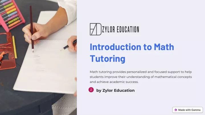 introduction to math tutoring