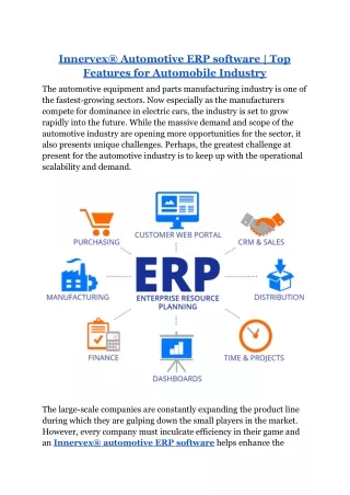 Automotive ERP software _ Top Features for Automobile Industry