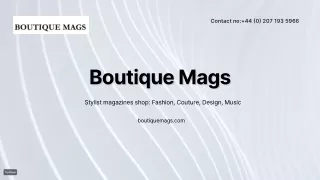 Luxury Magazines  Sale & Exclusives  Boutique Mags