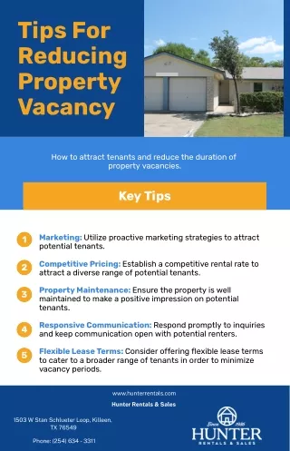 Tips For Reducing Property Vacancy