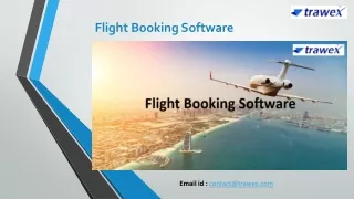 flight booking software