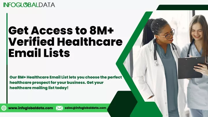 get access to 8m verified healthcare email lists