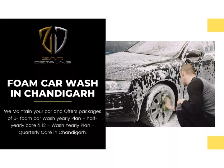 foam car wash in chandigarh