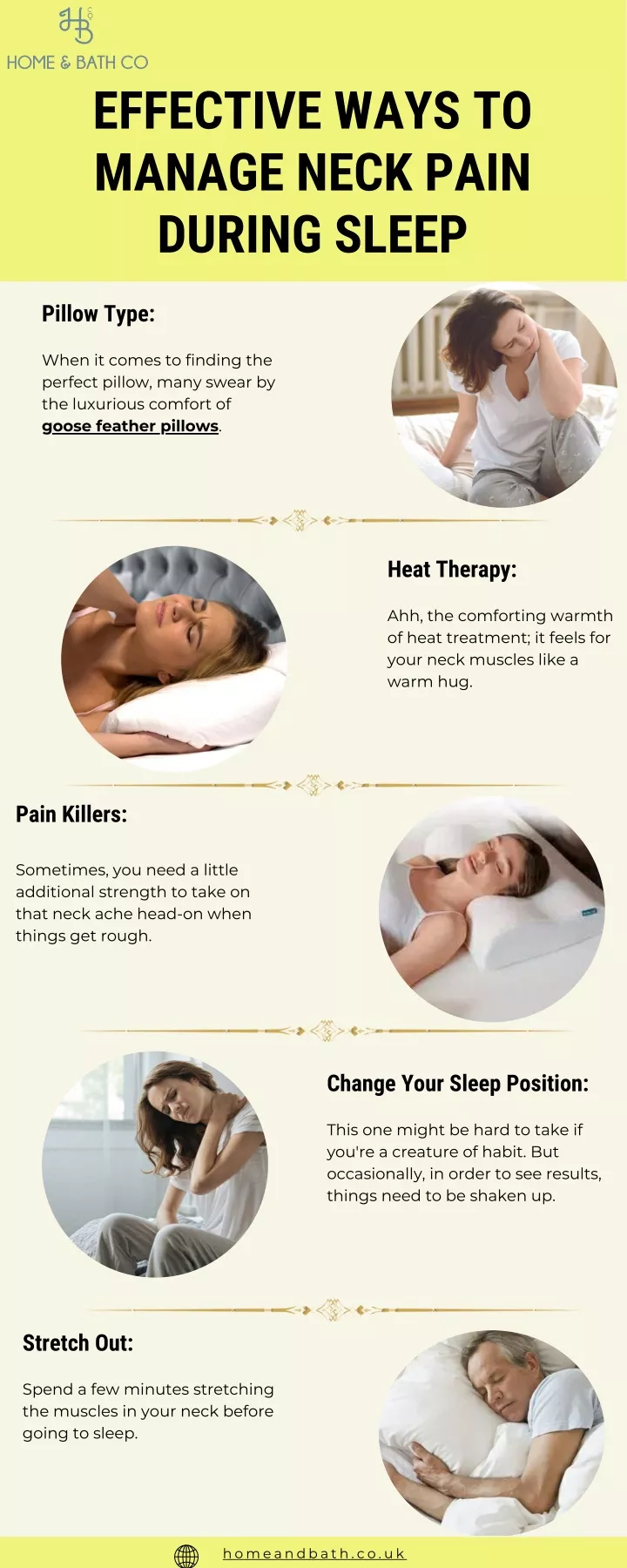 effective ways to manage neck pain during sleep