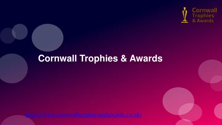cornwall trophies awards