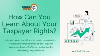 How Can You Learn About Your Taxpayer Rights?