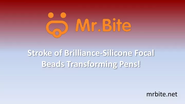 stroke of brilliance silicone focal beads transforming pens