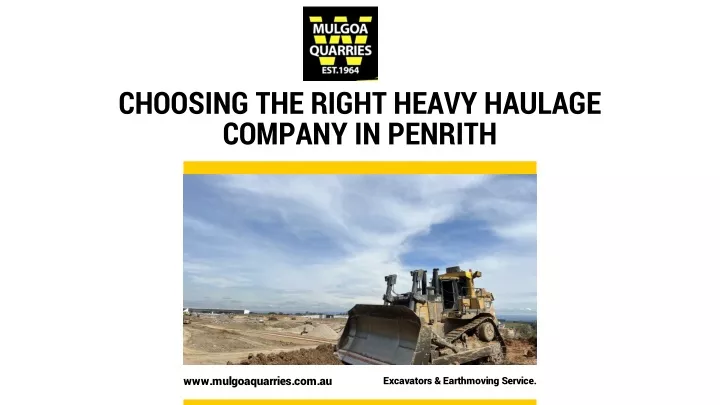 choosing the right heavy haulage company