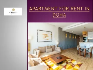 Apartment for Rent in Doha