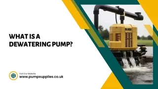Unveiling Efficiency: What is a Dewatering Pump?