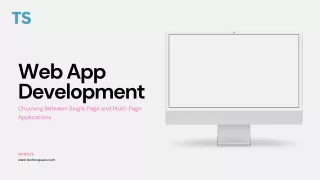 web app development