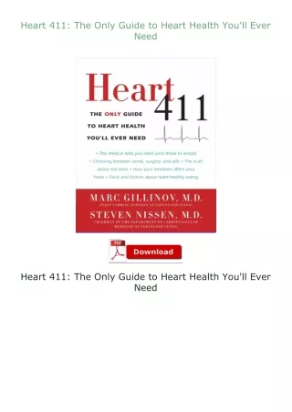 Ebook❤(download)⚡ Heart 411: The Only Guide to Heart Health You'll Ever Need