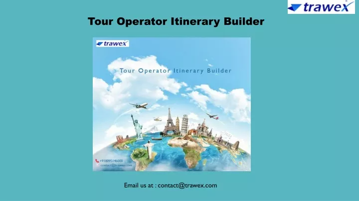 tour operator itinerary builder