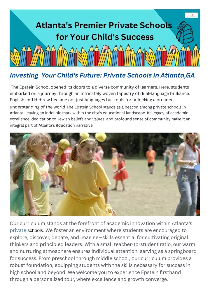 atlanta s premier private schools for your child