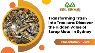 Transforming Trash into Treasure Discover the Hidden Value of Scrap Metal in Sydney