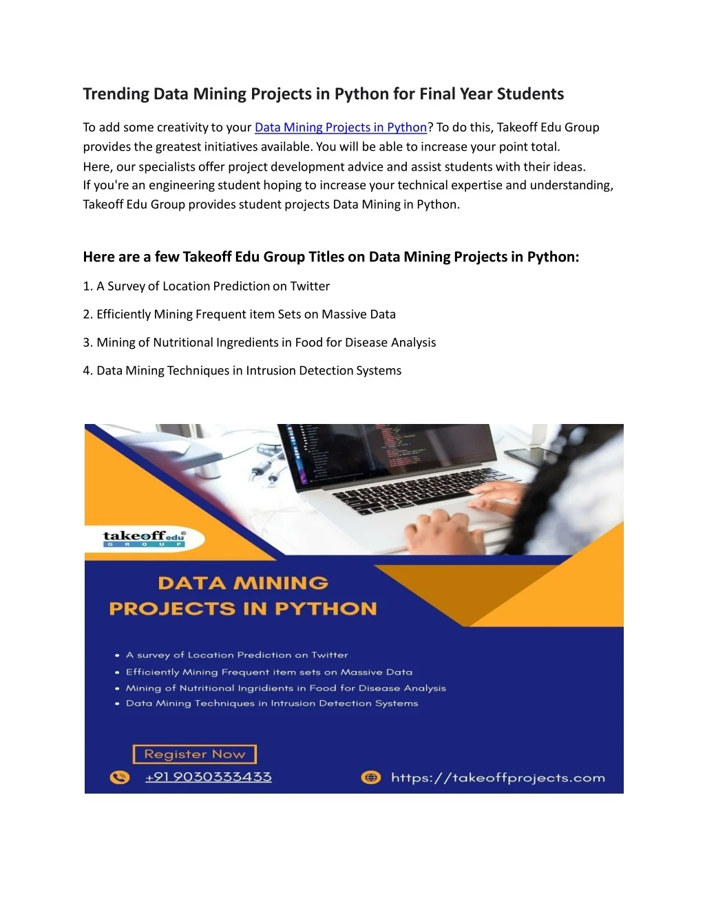 PPT - Trending Data Mining Project in Python for Final Year Students ...