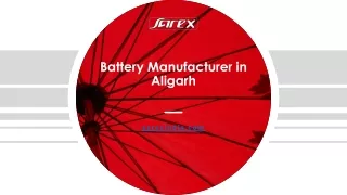 Battery Manufacturer in Aligarh