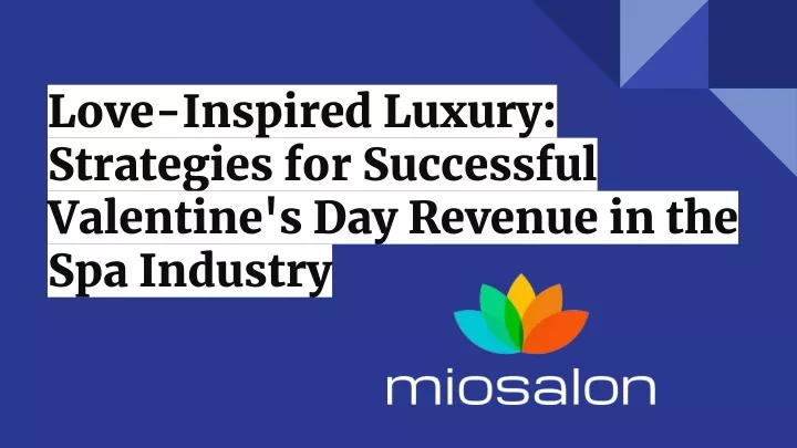 love inspired luxury strategies for successful