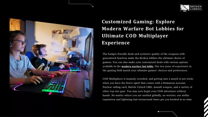 customized gaming explore modern warfare bot lobbies for ultimate cod multiplayer experience