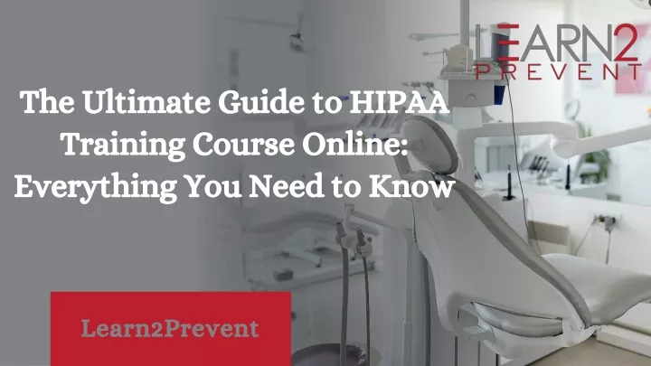 the ultimate guide to hipaa training course