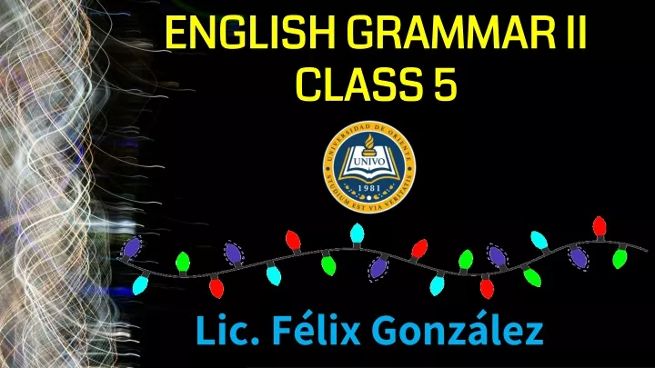 english grammar ii class 5