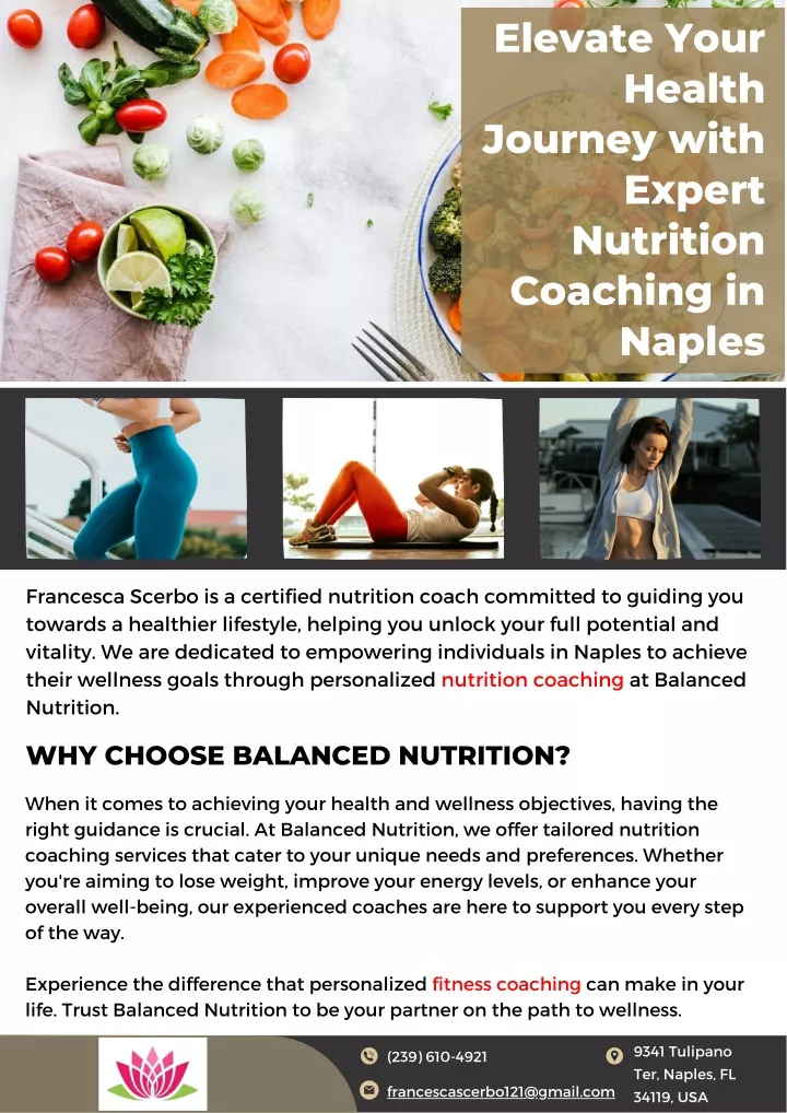 elevate your health journey with expert nutrition