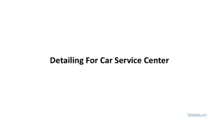car servicing center in Hyderabad