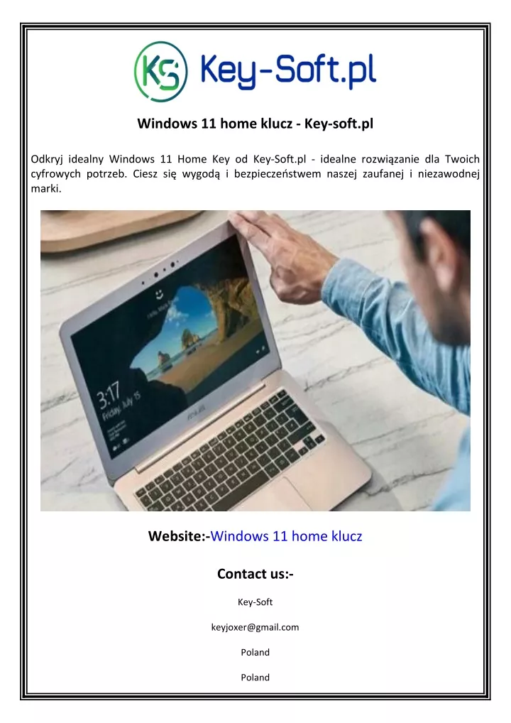 windows 11 home klucz key soft pl