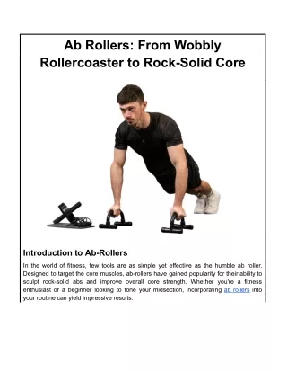 Ab Rollers_ From Wobbly Rollercoaster to Rock-Solid Core