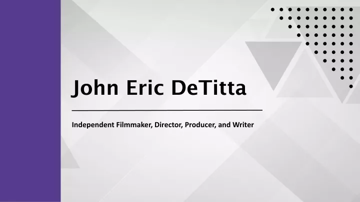 john eric detitta