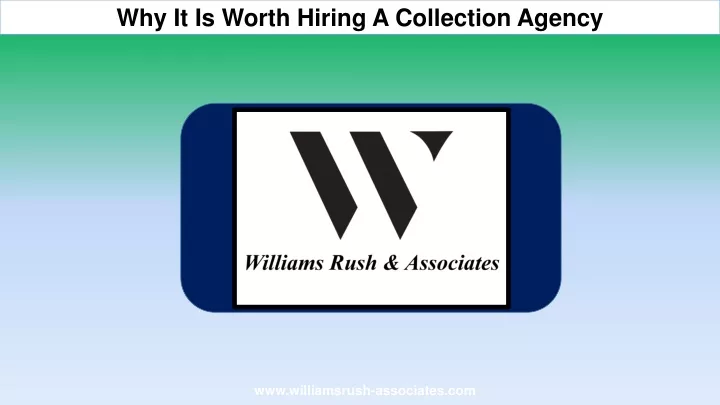 why it is worth hiring a collection agency