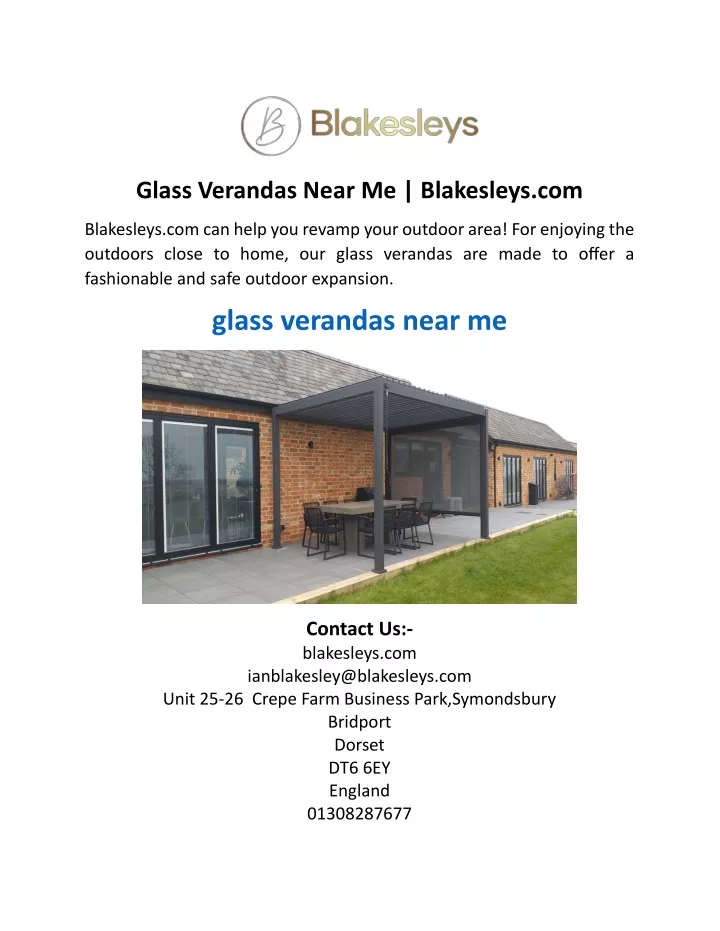 glass verandas near me blakesleys com