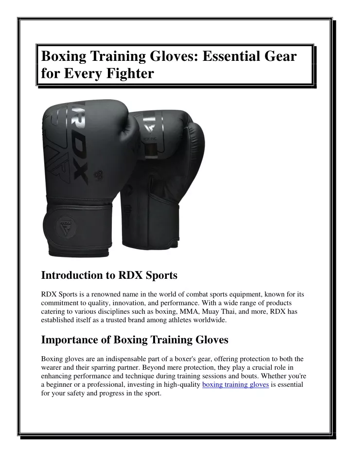 boxing training gloves essential gear for every