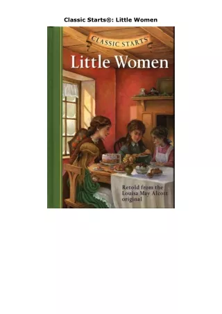 download⚡️[EBOOK]❤️ Classic Starts®: Little Women