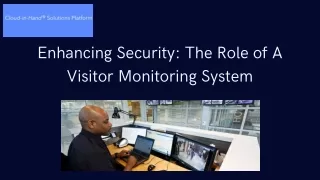 Elevate Your Security Standards With Visitor Monitoring System