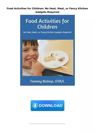 Download Book [PDF]  Food Activities for Children