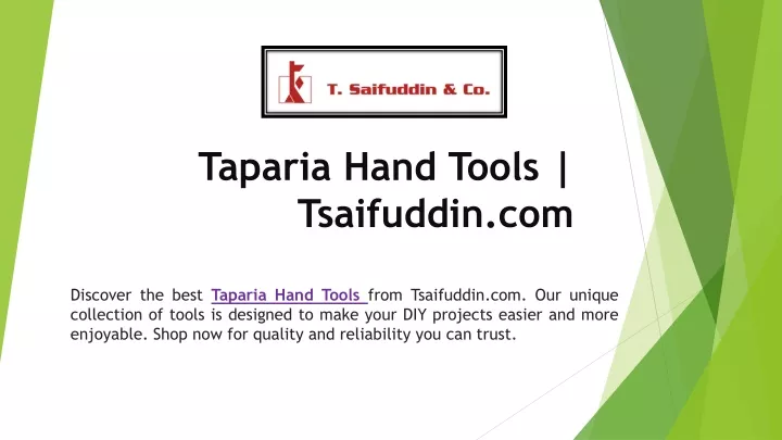 taparia hand tools tsaifuddin com