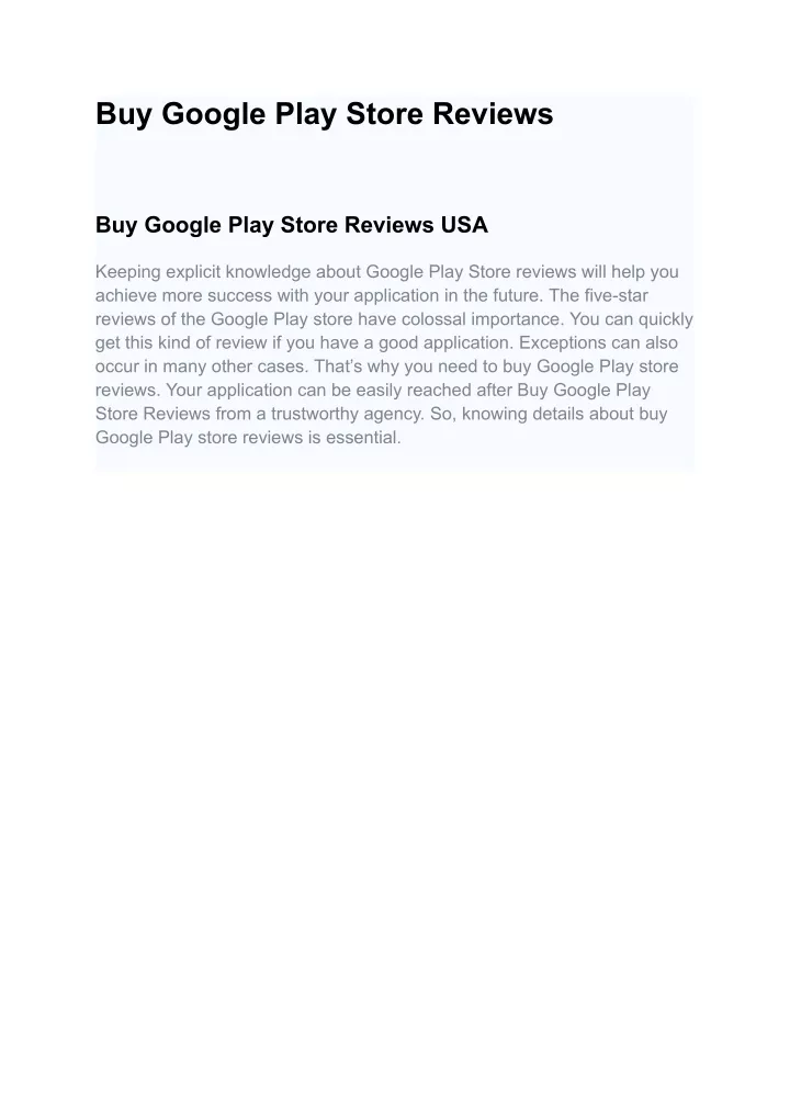 buy google play store reviews