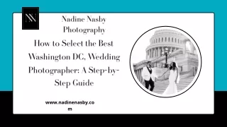 How to Select the Best Washington, DC, Wedding Photographer A Step-by-Step Guide