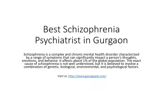 ppt Schizophrenia