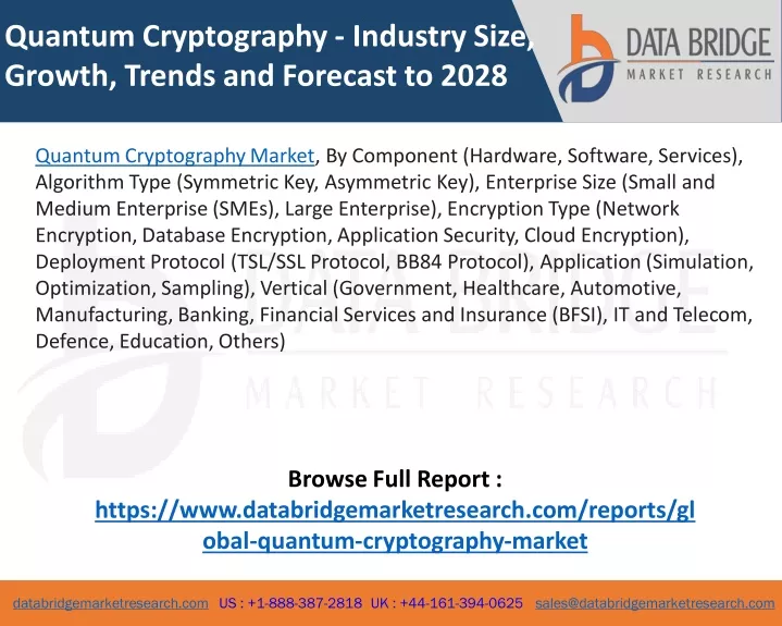quantum cryptography industry size growth trends