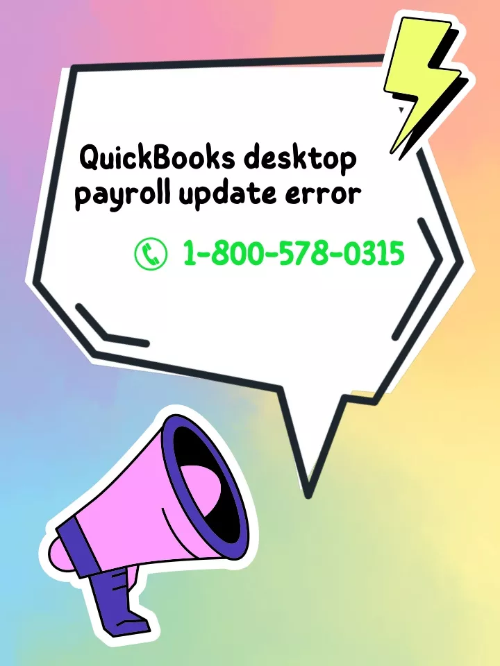 quickbooks desktop payroll update error