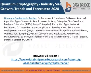quantum cryptography industry size growth trends