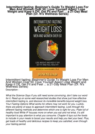 ⚡PDF ❤ Intermittent fasting: Beginner's Guide To Weight Loss For Men And Women Over