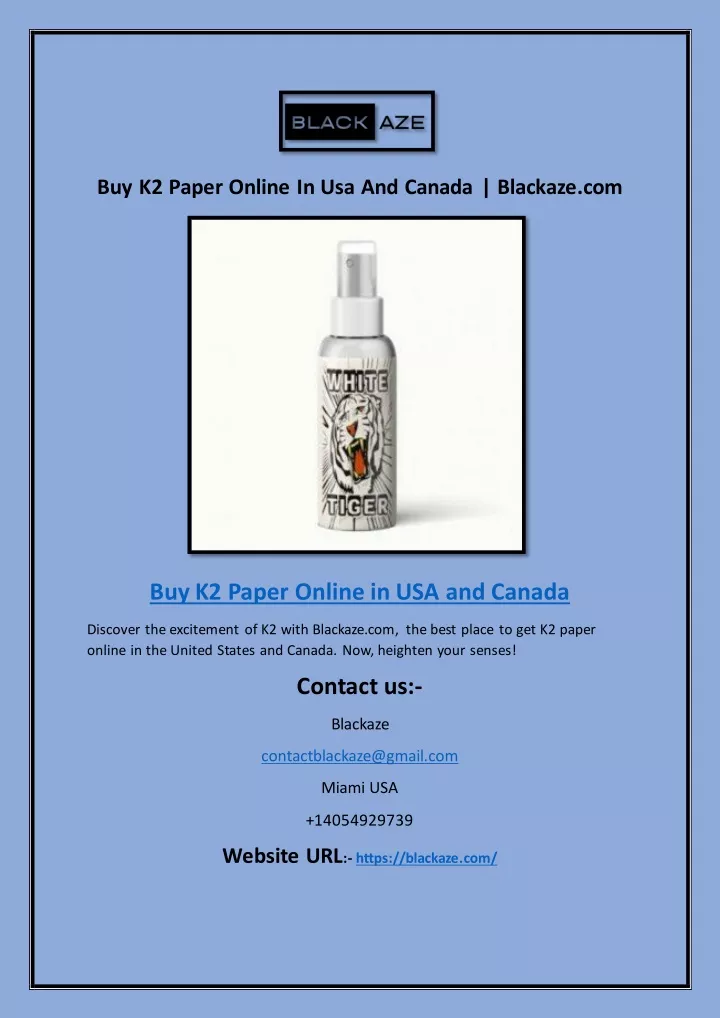 buy k2 paper online in usa and canada blackaze com