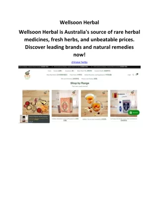 Wellsoon Herbal